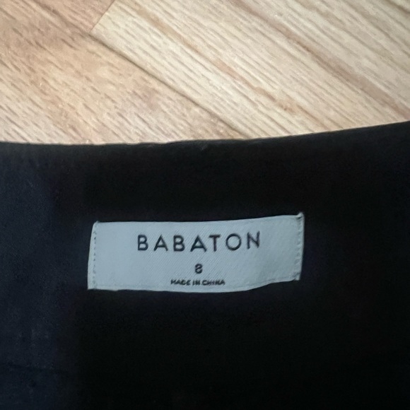 Aritzia Babaton Leather Tie Front Pants - Picture 4 of 4
